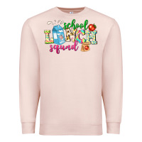 Pale Pink school lunch squad Premium Sweatshirt - NancyCooperArtShop
