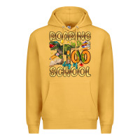 Mustard roaring in to 100 day of school Premium Hoodie - Artiststas