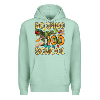 Seafoam roaring in to 100 day of school Premium Hoodie - Artiststas