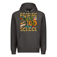 Smoke roaring in to 100 day of school Premium Hoodie - Artiststas