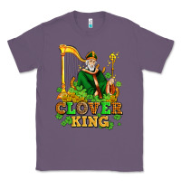 Lavender st patricks clover king  with shamrocks Classic Tee - AdoDesignShop
