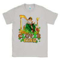 Moon Dust st patricks clover king  with shamrocks Classic Tee - AdoDesignShop