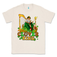 Natural st patricks clover king  with shamrocks Classic Tee - AdoDesignShop