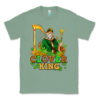 Sage st patricks clover king  with shamrocks Classic Tee - AdoDesignShop