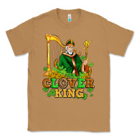 Toasted Coconut st patricks clover king  with shamrocks Classic Tee - AdoDesignShop