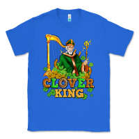 True Royal st patricks clover king  with shamrocks Classic Tee - AdoDesignShop