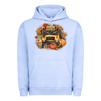 Pigment Grape Ice Fall School Bus Urban Hoodie - texasbilliewilder