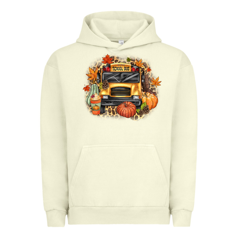Fall School Bus Urban Hoodie by texasbilliewilder | Teevron