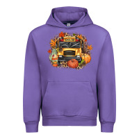 Tulip Fall School Bus Urban Hoodie - texasbilliewilder