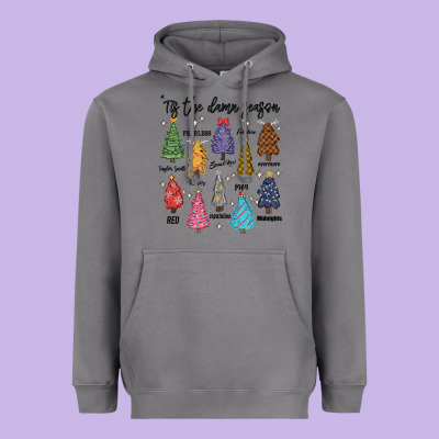Tis The Damn Season Music Heavyweight Hoodie Designed By Maliassmallbusiness