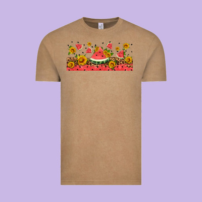 Watermelon Libbey Cup Vintage Tee Designed By Hra Design Shop