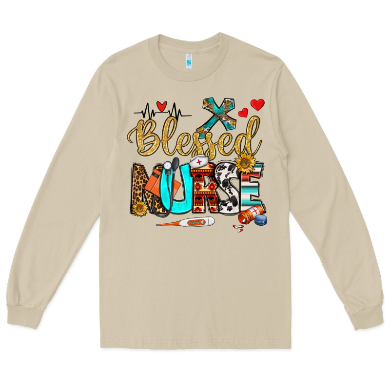 Blessed Nurse Long Sleeve Tee by BundleAndBundleShop | Teevron