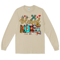 Mushroom blessed nurse Long Sleeve Tee - BundleAndBundleShop