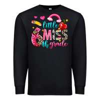Black little miss sixth grade Premium Sweatshirt - NancyCooperArtShop