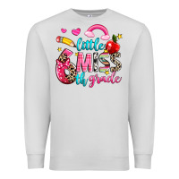 Dove Grey little miss sixth grade Premium Sweatshirt - NancyCooperArtShop