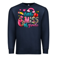 Navy little miss sixth grade Premium Sweatshirt - NancyCooperArtShop