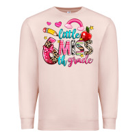 Pale Pink little miss sixth grade Premium Sweatshirt - NancyCooperArtShop