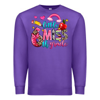 Purple little miss sixth grade Premium Sweatshirt - NancyCooperArtShop