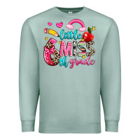 Seafoam little miss sixth grade Premium Sweatshirt - NancyCooperArtShop