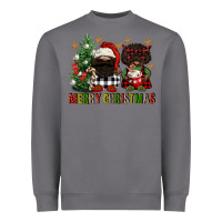 Storm merry christmas buffalo afro gnomies Heavyweight Sweatshirt - FaDigitalArtStudio