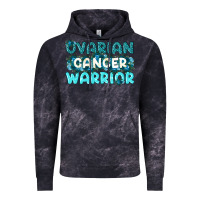 Cloud Black Ovarian Cancer Warrior Vintage Hoodie - texasbilliewilder