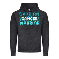 Vintage Black Ovarian Cancer Warrior Vintage Hoodie - texasbilliewilder