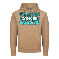 Vintage Coffee Ovarian Cancer Warrior Vintage Hoodie - texasbilliewilder