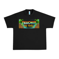 Black western teacher off duty 16oz libbey glass Urban Heavy Tee - HRA Design Shop