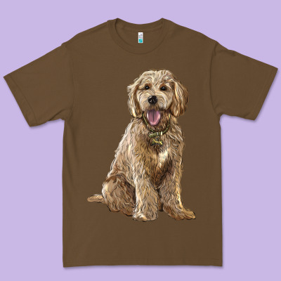 Goldendoodle Premium Tee Designed By Barkaloodesign
