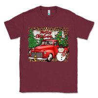 Burgundy merry christmas Classic Tee - JahusDesignShop