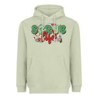 Matcha scrub life Heavyweight Hoodie - MaliasSmallBusiness