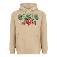 Mushroom scrub life Heavyweight Hoodie - MaliasSmallBusiness