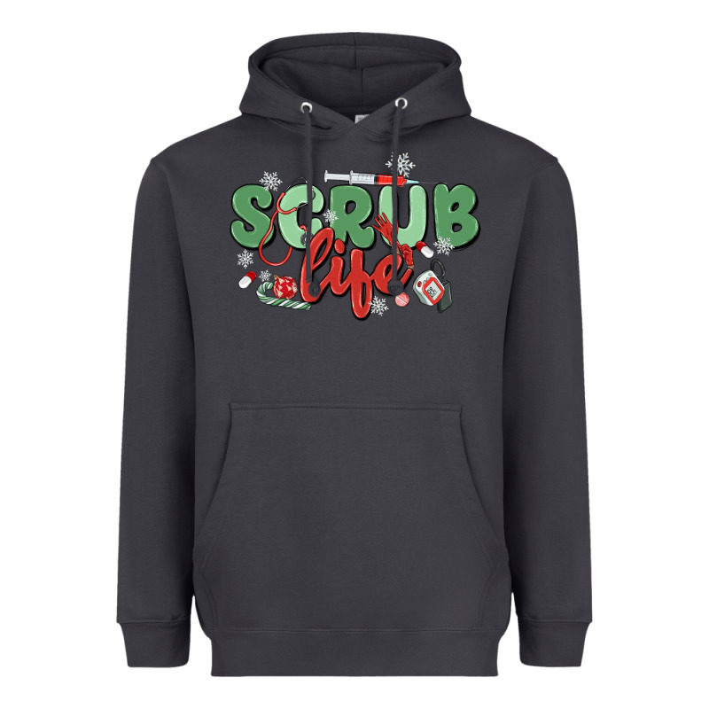 Scrub Life Heavyweight Hoodie by MaliasSmallBusiness | Teevron
