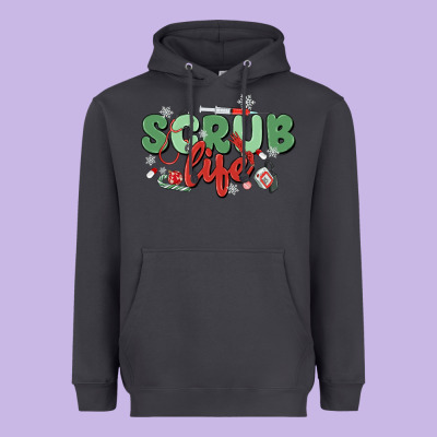 Scrub Life Heavyweight Hoodie Designed By Maliassmallbusiness