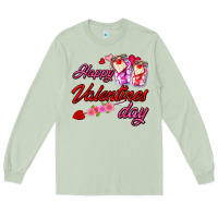 Matcha happy valentines day Long Sleeve Tee - AdoDesignShop