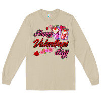Mushroom happy valentines day Long Sleeve Tee - AdoDesignShop