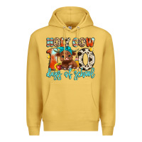 Antique Gold holy cow 100 days of school Premium Hoodie - Artiststas