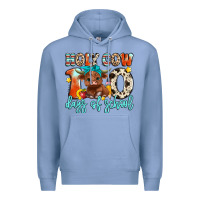 Colony Blue holy cow 100 days of school Premium Hoodie - Artiststas