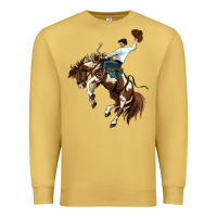 Antique Gold american paint horse rodeo cowboy Premium Sweatshirt - MaliasSmallBusiness