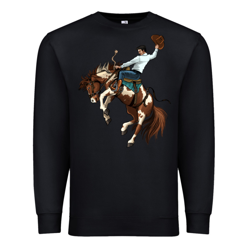 American Paint Horse Rodeo Cowboy Premium Sweatshirt by MaliasSmallBusiness | Teevron