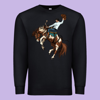 American Paint Horse Rodeo Cowboy Premium Sweatshirt Designed By Maliassmallbusiness