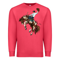 Cardinal american paint horse rodeo cowboy Premium Sweatshirt - MaliasSmallBusiness