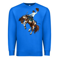 True Royal american paint horse rodeo cowboy Premium Sweatshirt - MaliasSmallBusiness