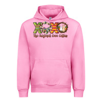 Fuchsia Pink Xoxo the original love letters Urban Hoodie - NancyCooperArtShop