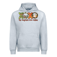 Heather Grey Xoxo the original love letters Urban Hoodie - NancyCooperArtShop