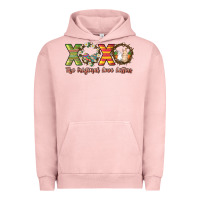 Pigment Salmon Xoxo the original love letters Urban Hoodie - NancyCooperArtShop