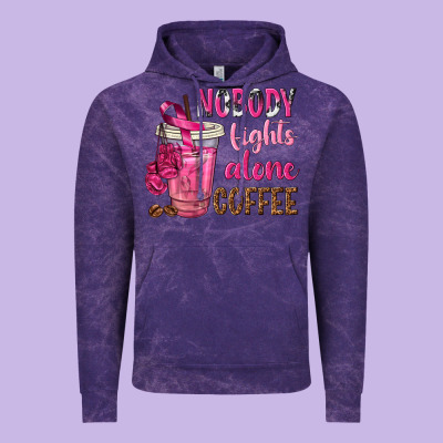 Nobody Fights Alone Coffee Vintage Hoodie Designed By Texasbilliewilder