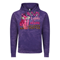 Cloud Purple Nobody Fights Alone Coffee Vintage Hoodie - texasbilliewilder
