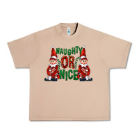 Burro Naughty or nice christmas elfs Urban Heavy Tee - FaDigitalArtStudio