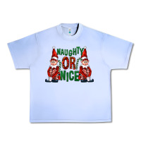 Grape Ice Naughty or nice christmas elfs Urban Heavy Tee - FaDigitalArtStudio